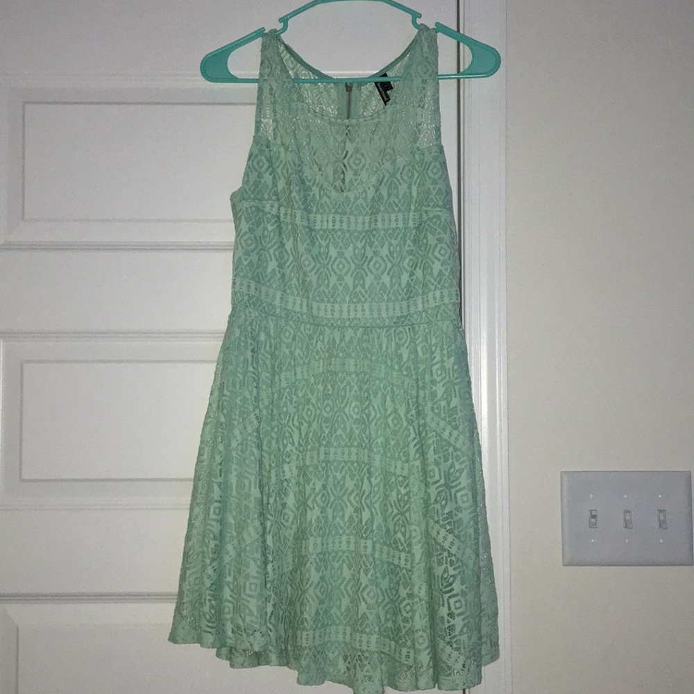HeartSoul Dress Mint Green Lace